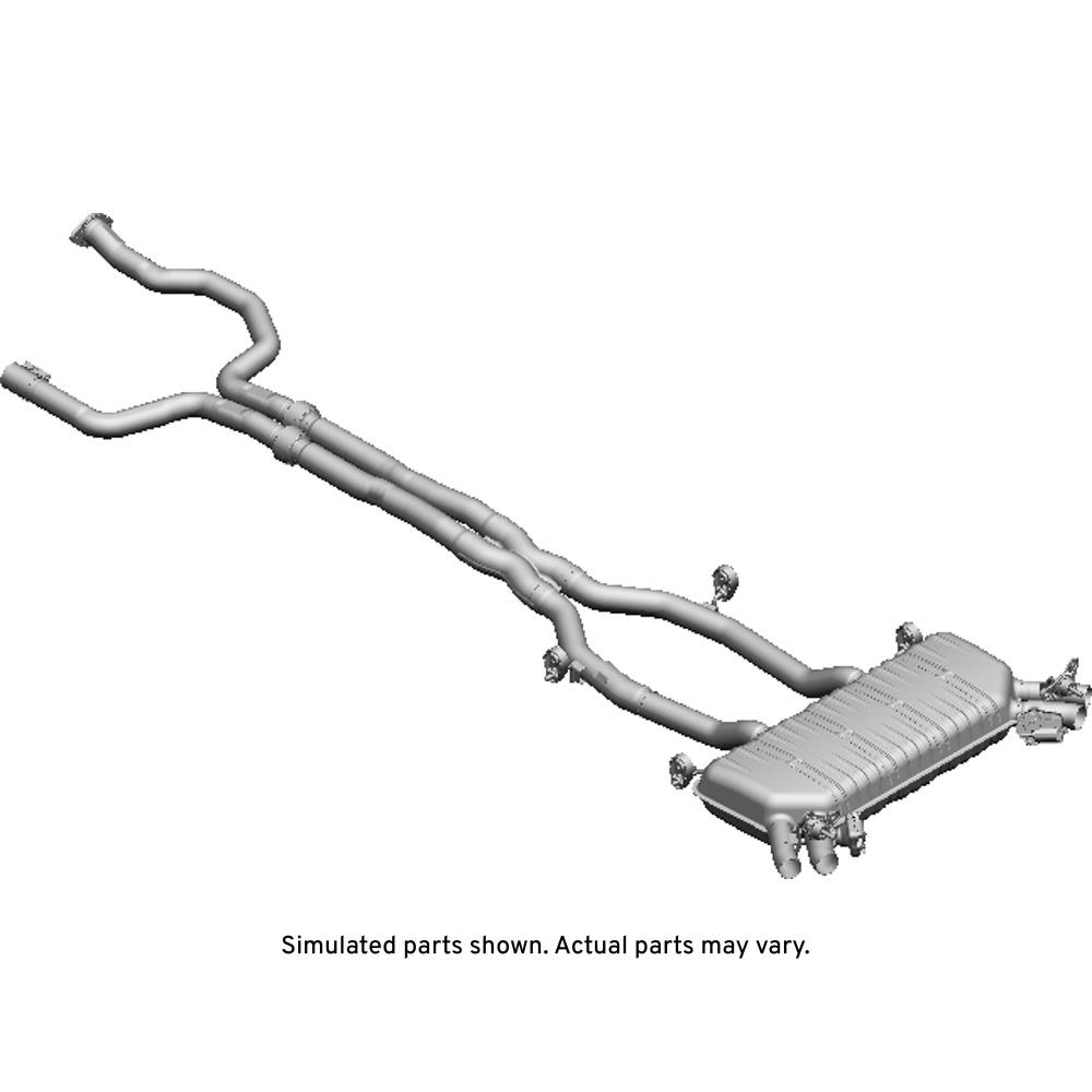 GM Genuine Parts Exhaust Muffler with Exhaust Pipe