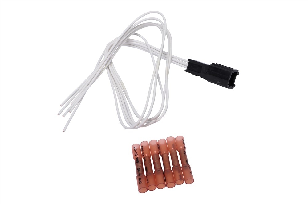 GM Genuine Parts Black 6-Way Male Body Wiring Harness Connector Kit with Leads