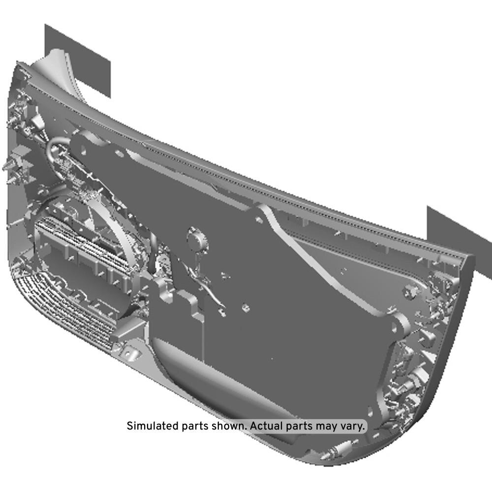 GM Genuine Parts Jet Black Front Driver Side Door Trim