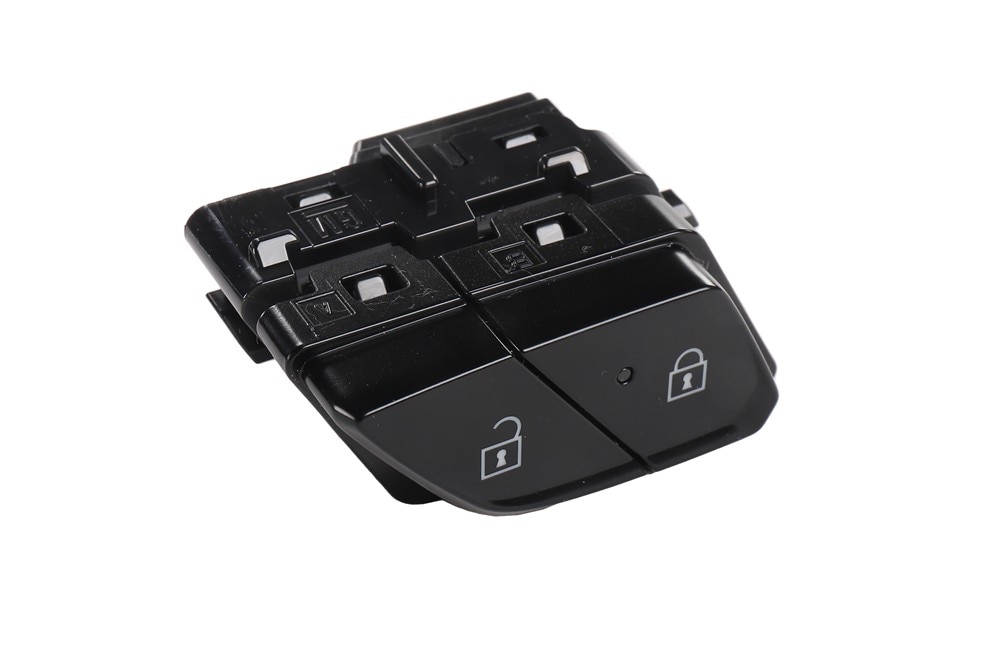 GM Genuine Parts Jet Black Front Passenger Door Lock Switch
