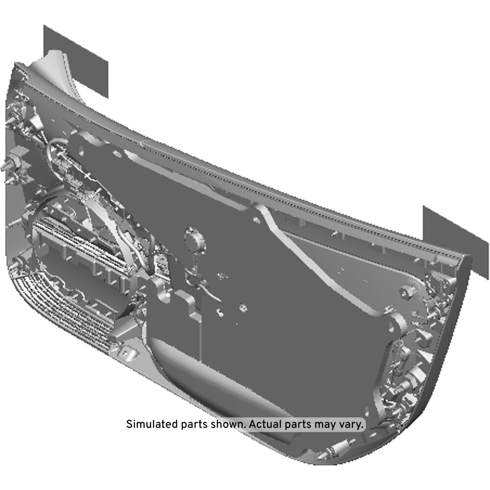 GM Genuine Parts Jet Black Front Driver Side Door Trim
