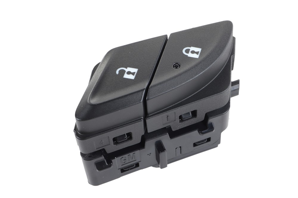 GM Genuine Parts Black Passenger Side Door Lock Switch (Programming Required)