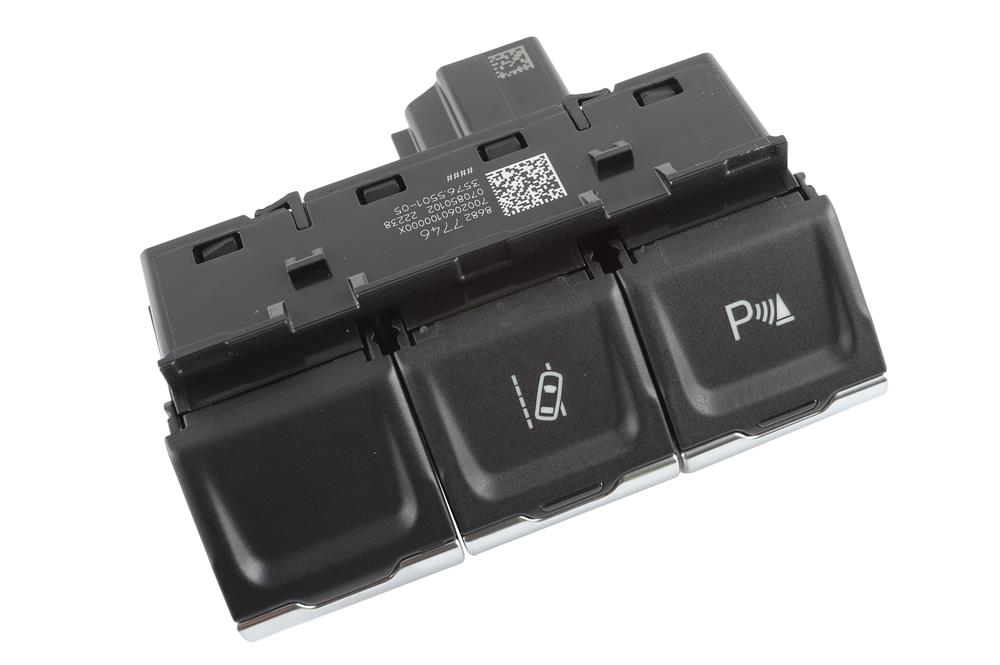 GM Genuine Parts Jet Black Driver Side Instrument Panel Center Accessory Function Switch