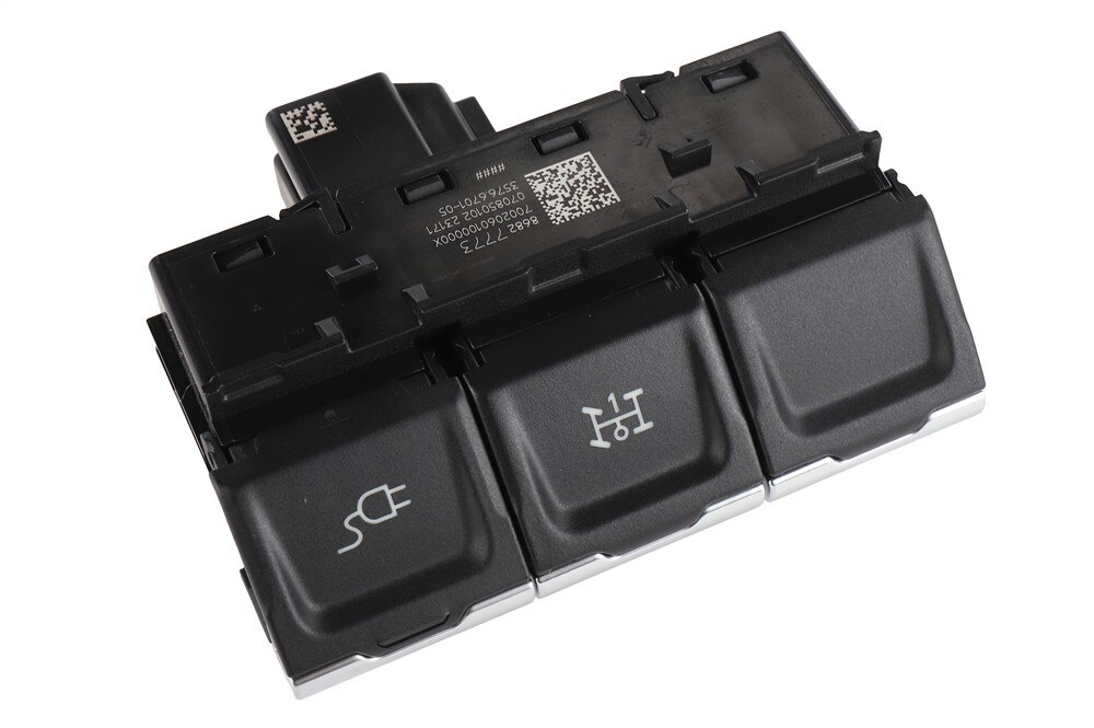 GM Genuine Parts Jet Black Passenger Side Instrument Panel Center Accessory Function Switch