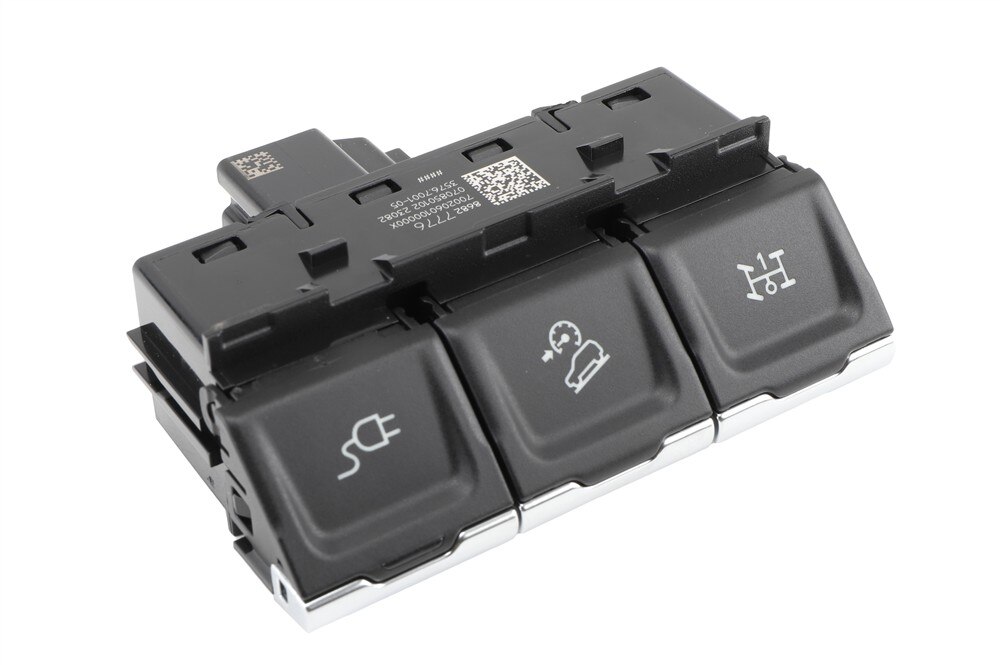 GM Genuine Parts Jet Black Passenger Side Instrument Panel Center Accessory Function Switch