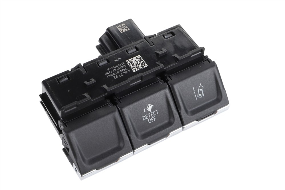 GM Genuine Parts Jet Black Driver Side Instrument Panel Center Accessory Function Switch