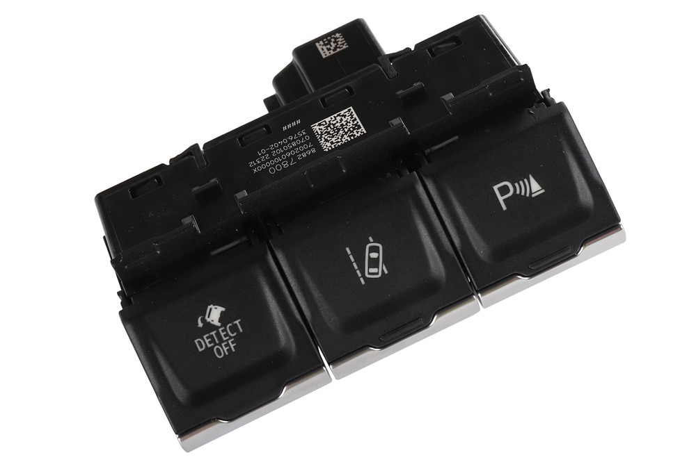 GM Genuine Parts Jet Black Driver Side Instrument Panel Center Accessory Function Switch
