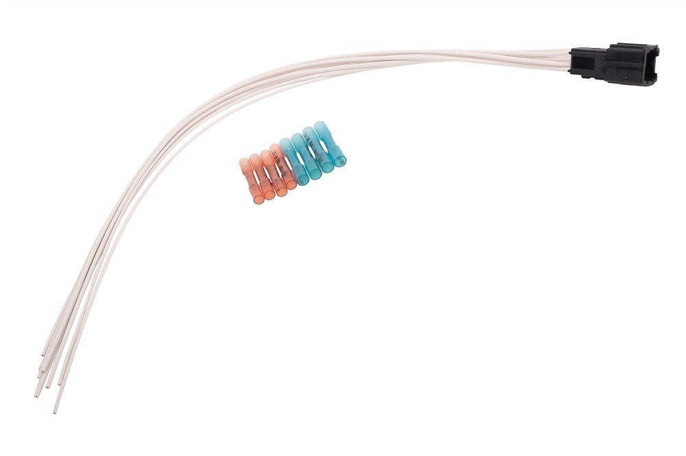 GM Genuine Parts Black 8-Way Female Body Wiring Harness Connector with Leads