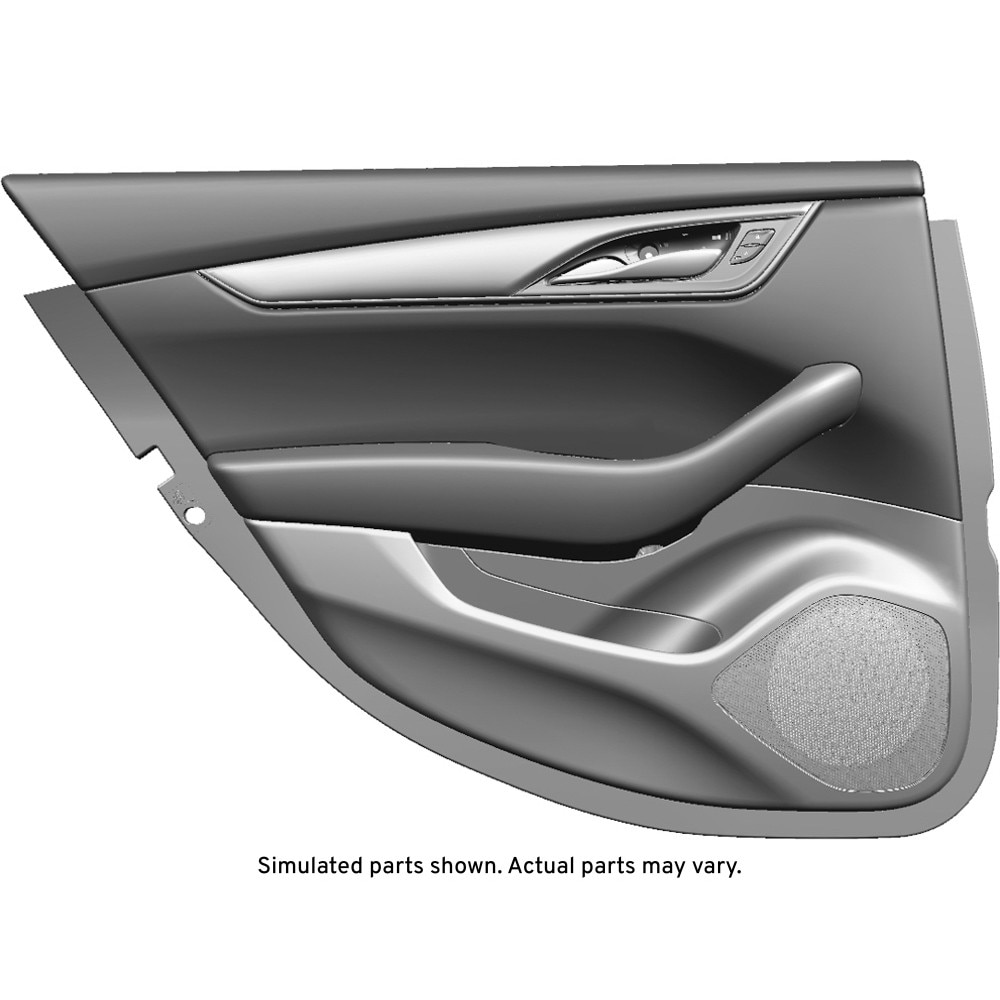 GM Genuine Parts Light Vanilla Rear Driver Side Door Trim