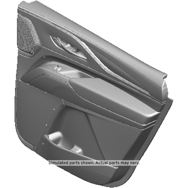 GM Genuine Parts Jet Black Rear Passenger Side Door Trim