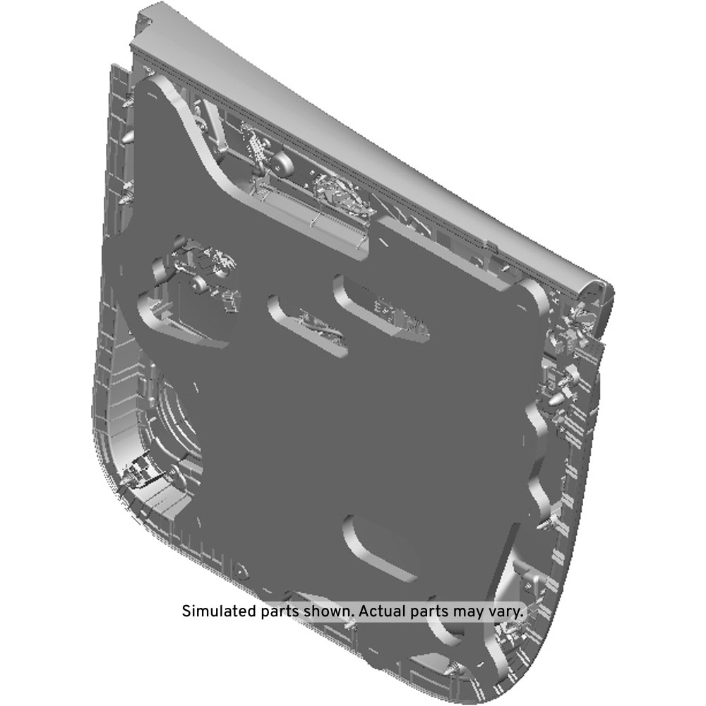 GM Genuine Parts Jet Black Rear Driver Side Door Trim