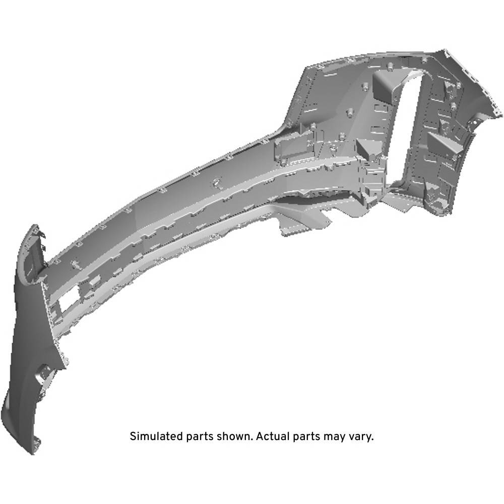 GM Genuine Parts Primed Rear Bumper Upper Fascia