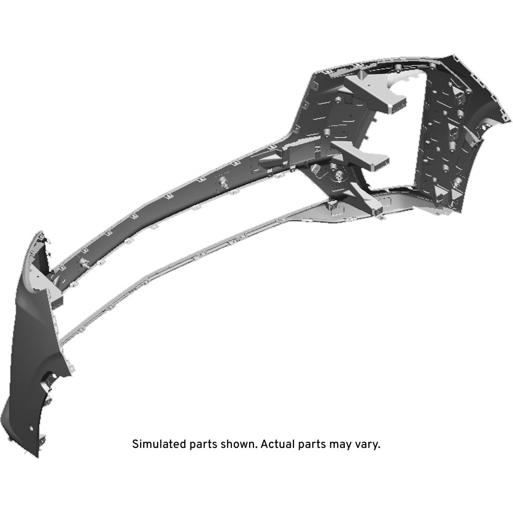 GM Genuine Parts Primed Front Bumper Upper Fascia