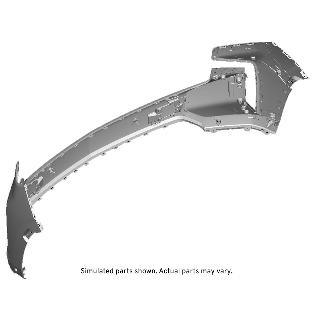 GM Genuine Parts Primed Front Bumper Upper Fascia