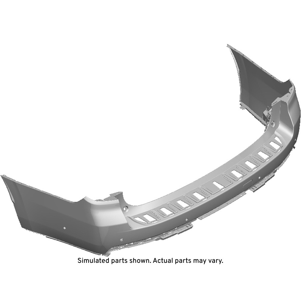 GM Genuine Parts Primed Rear Bumper Upper Fascia