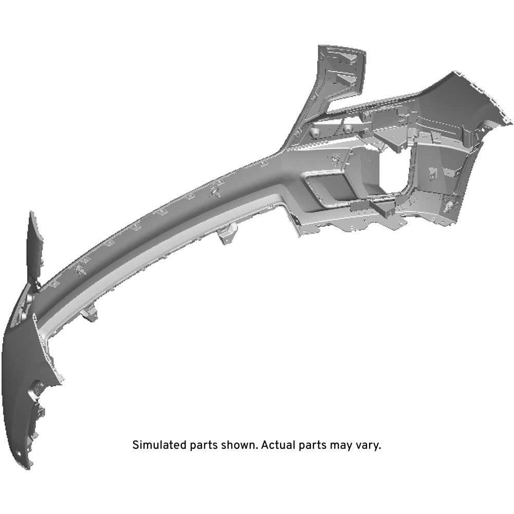 GM Genuine Parts Primed Front Bumper Upper Fascia