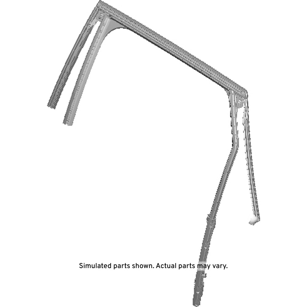 GM Genuine Parts Rear Driver Side Door Window Weatherstrip