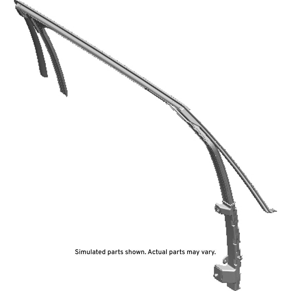 GM Genuine Parts Rear Passenger Side Door Window Weatherstrip