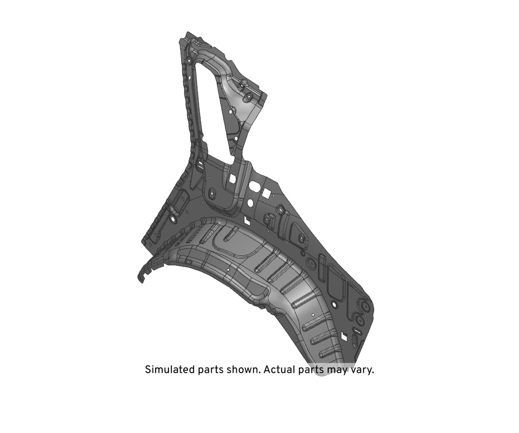 GM Genuine Parts Driver Side Quarter Inner Panel
