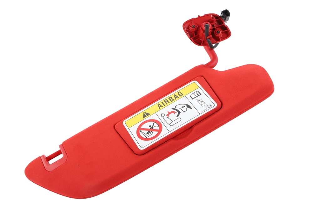 GM Genuine Parts Adrenaline Red Passenger Side Sunshade