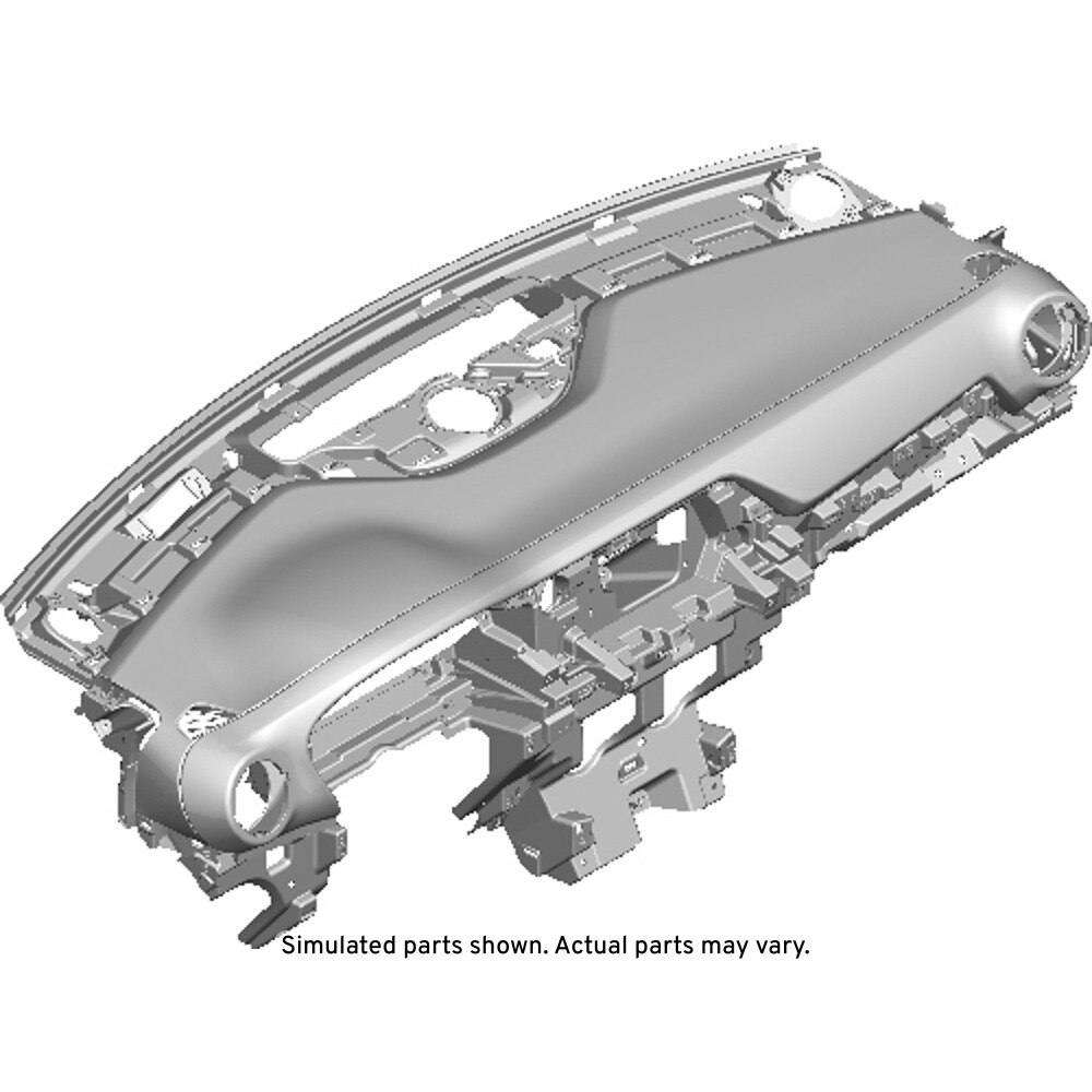 GM Genuine Parts Black Instrument Panel Upper Trim Panel