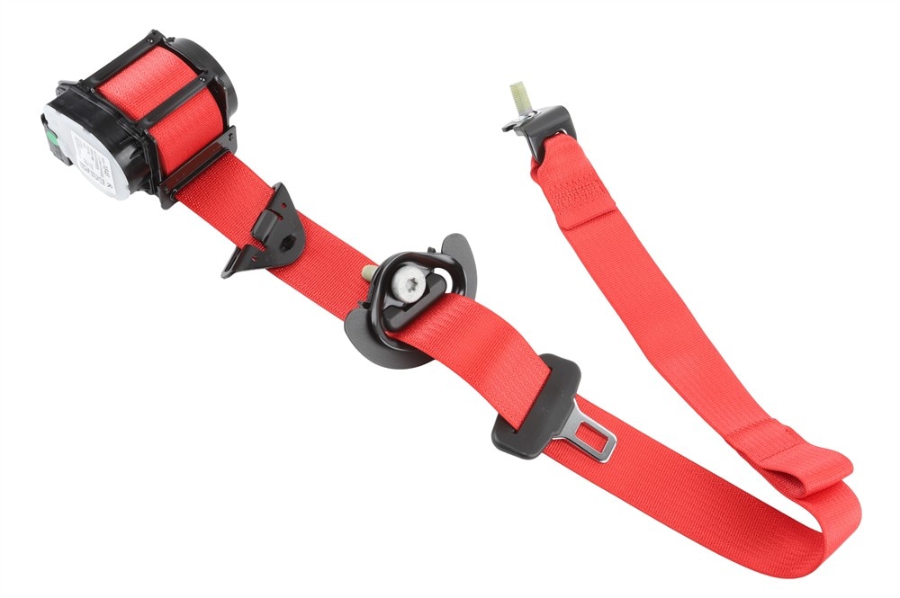 GM Genuine Parts Torch Red Rear Passenger Side Seat Belt Retractor Kit