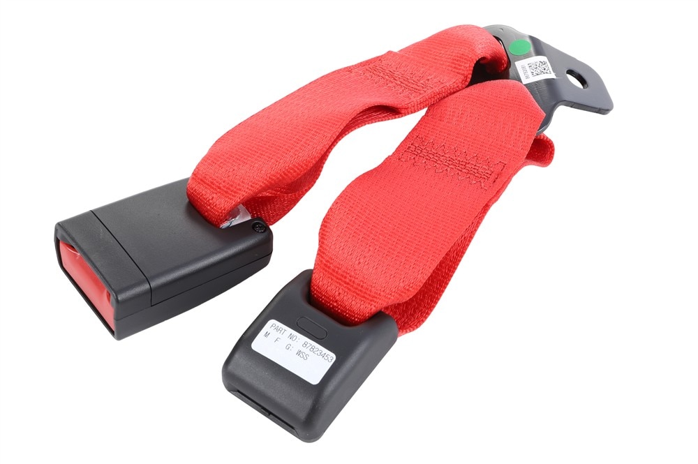 GM Genuine Parts Torch Red Rear Driver Side Seat Belt Buckle