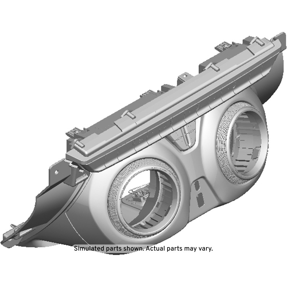 GM Genuine Parts Technical Bronze Heater and Air Conditioning User Interface Control