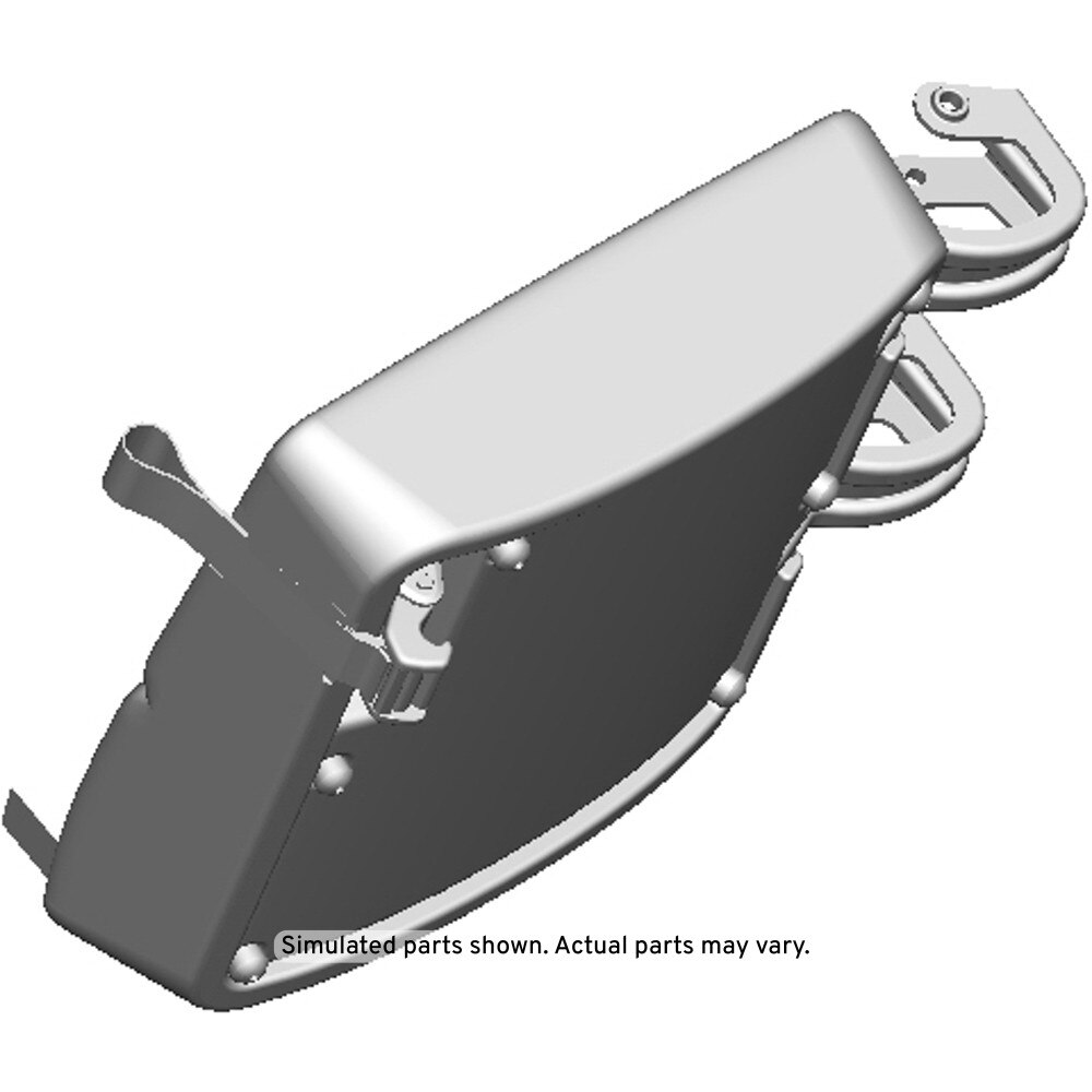 GM Genuine Parts Black Rear Driver Side Seat Back Compartment Door