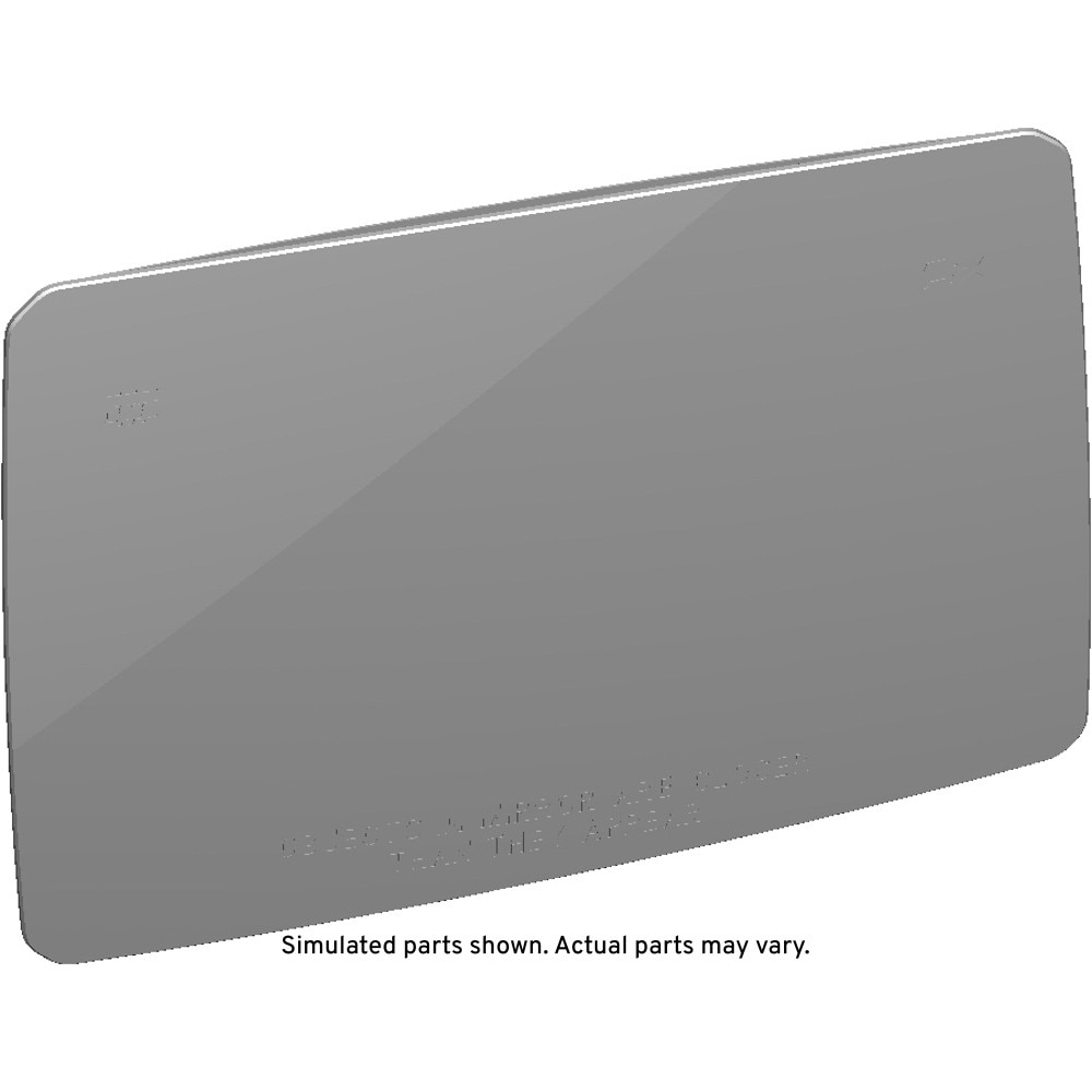 GM Genuine Parts Passenger Side Door Mirror Glass with Backing Plate