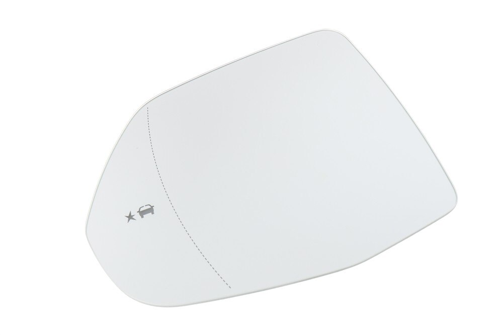 GM Genuine Parts Passenger Side Door Mirror Glass with Backing Plate