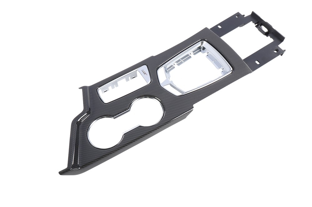 GM Genuine Parts Carbon Fiber Front Floor Console Trim Plate