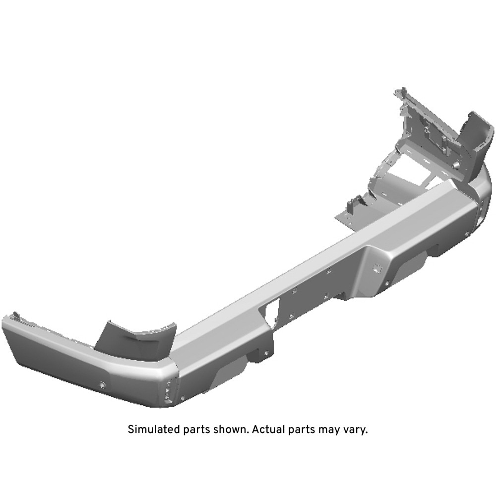 GM Genuine Parts Carbon Flash Metallic Rear Bumper Fascia
