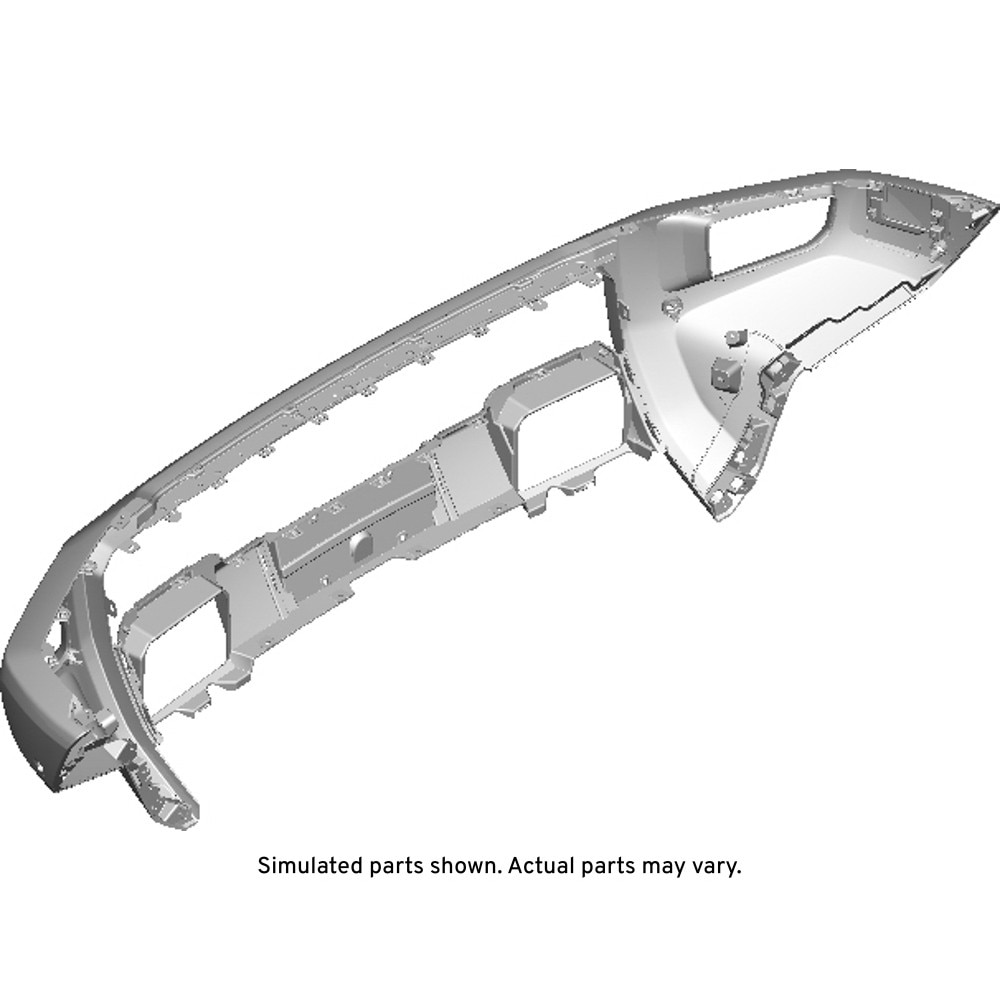 GM Genuine Parts Carbon Flash Front Bumper Lower Fascia