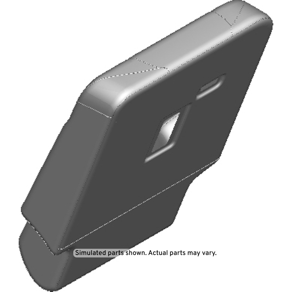 GM Genuine Parts Black 3rd Row Passenger Side Seat Back Cover