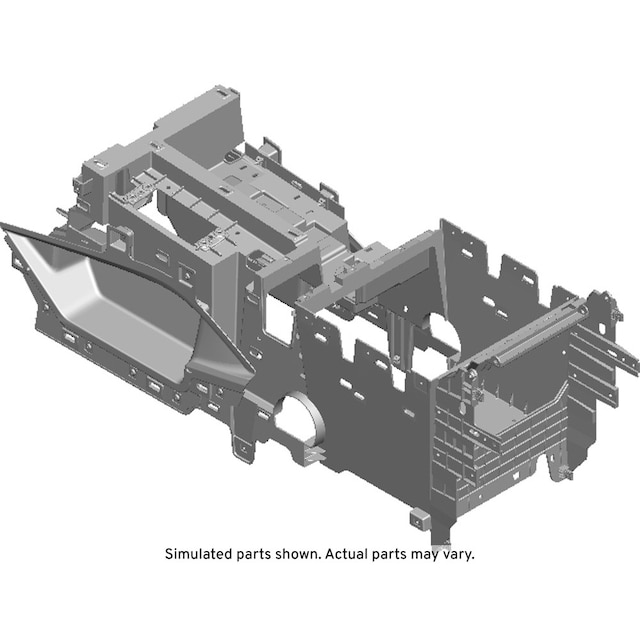 GM Genuine Parts Jet Black Front Floor Lower Console