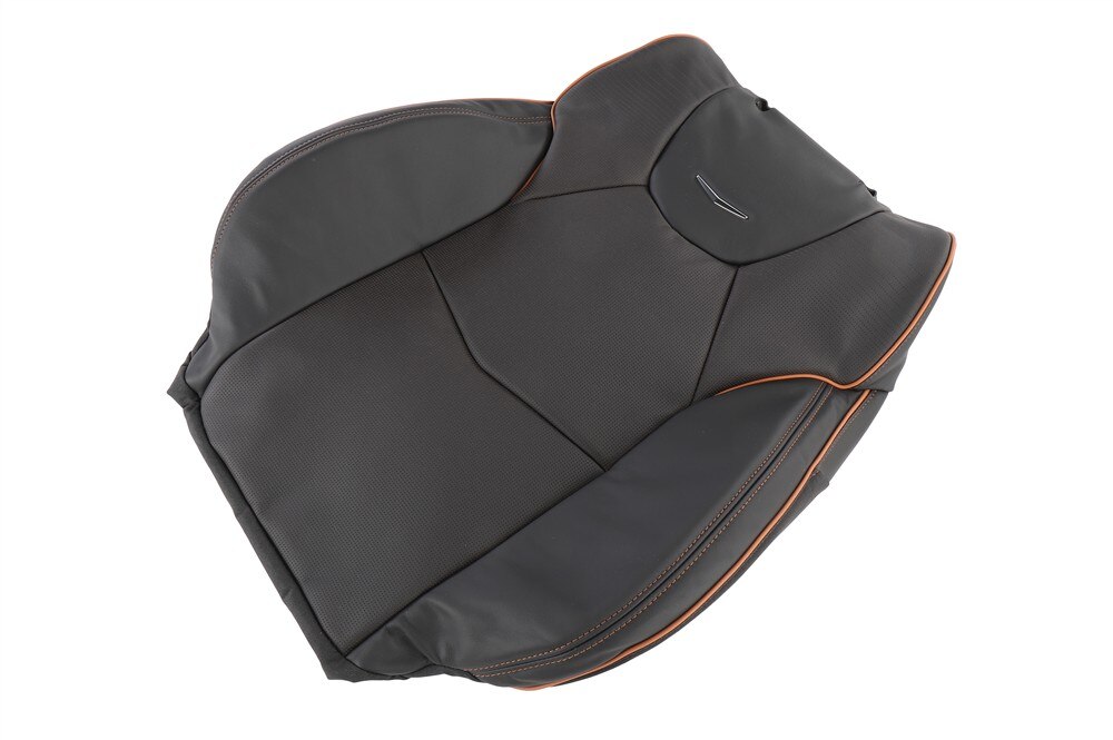 GM Genuine Parts Black-Cinnamon Crust Front Passenger Side Seat Back Cover