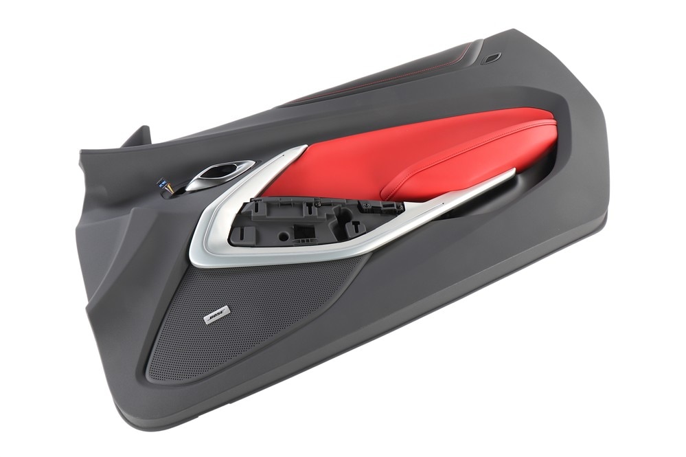 GM Genuine Parts Adrenaline Red Front Passenger Side Door Trim