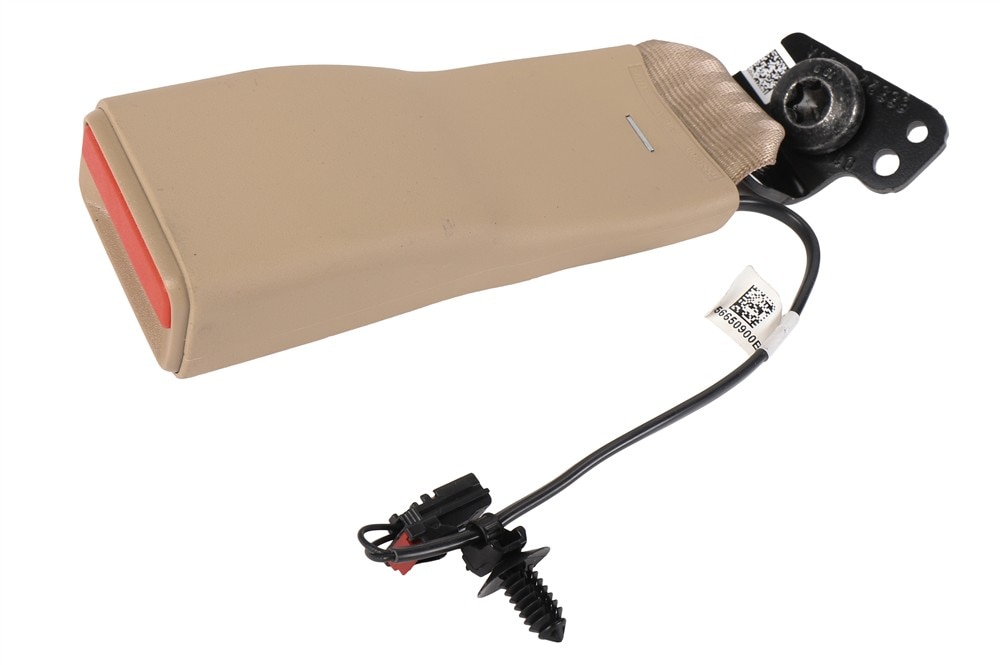 GM Genuine Parts Oxford Stone Rear Driver Side Seat Belt Buckle
