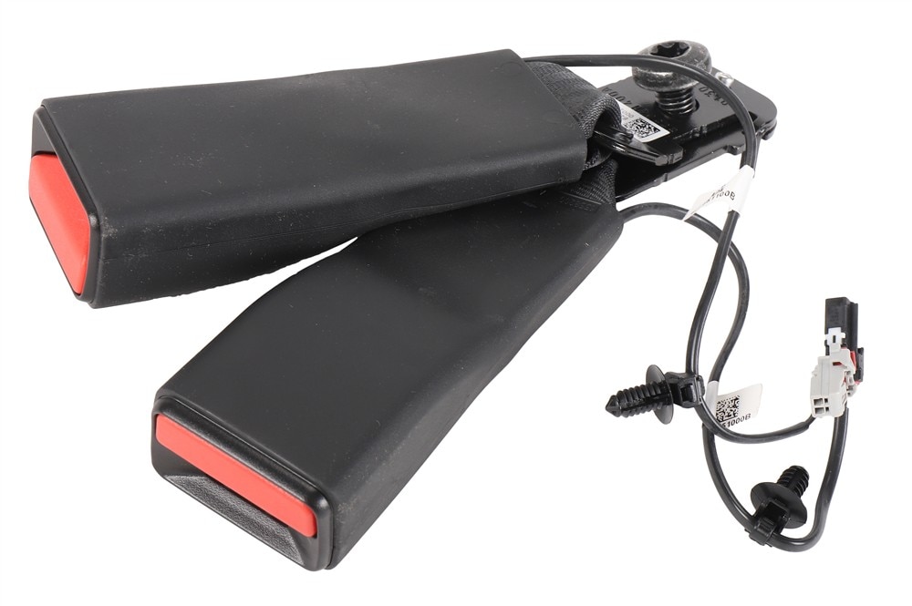 GM Genuine Parts Backen Black Rear Passenger Side Seat Belt Buckle Kit