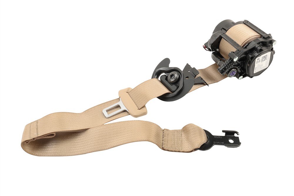 GM Genuine Parts Oxford Stone Front Passenger Side Seat Belt Retractor Kit