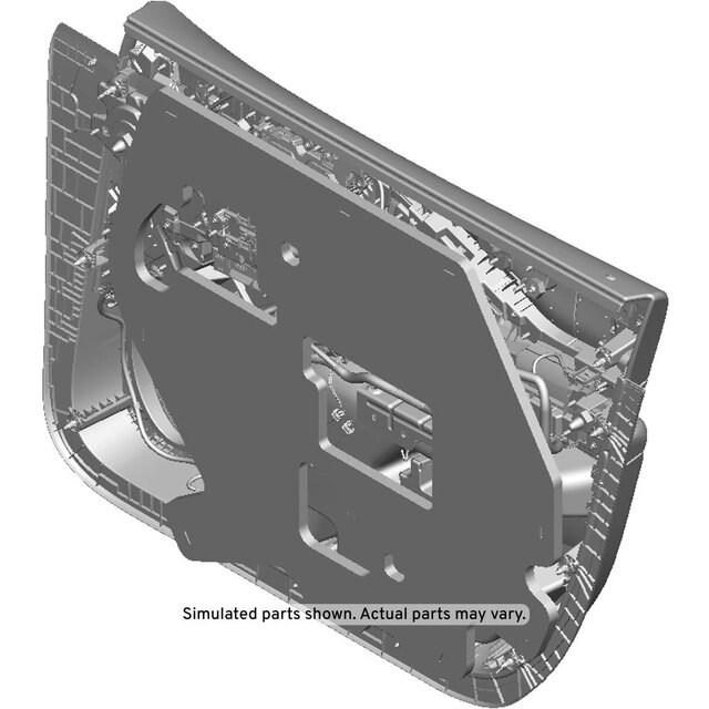 GM Genuine Parts Backen Black Front Driver Side Door Trim