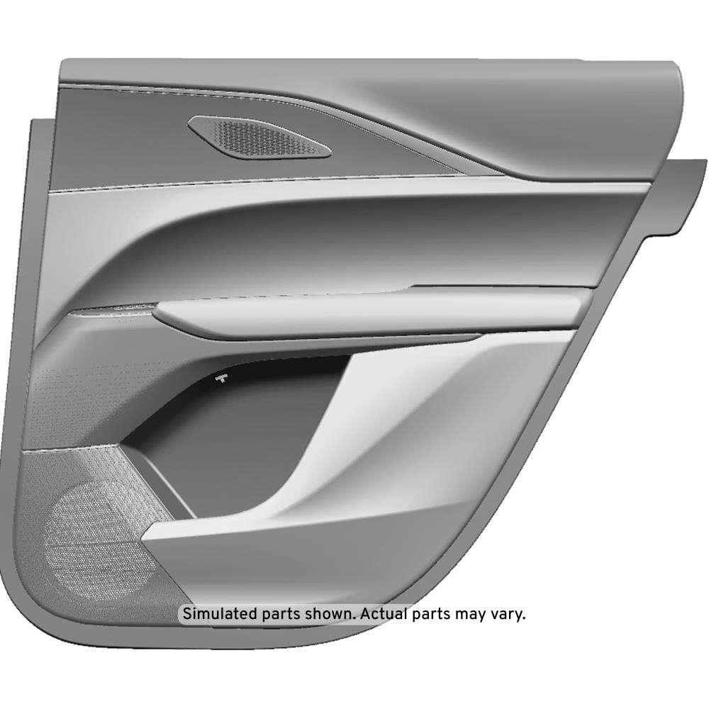 GM Genuine Parts Backen Black Rear Passenger Side Door Trim