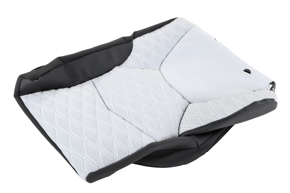 GM Genuine Parts Sky Cool Gray Rear Driver Side Seat Back Cover