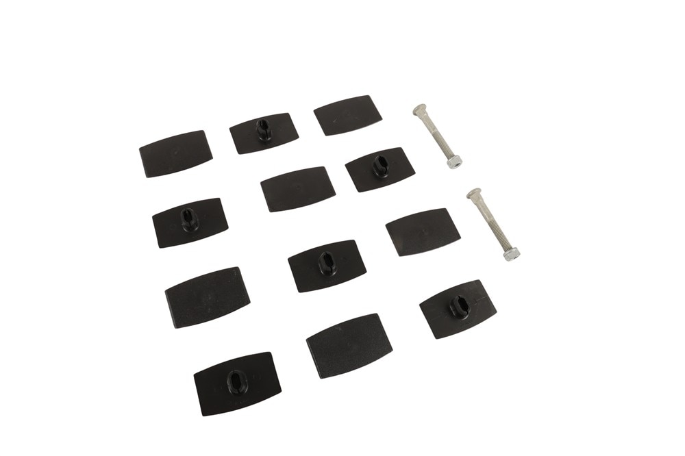 GM Genuine Parts Rear Spring Leaf Insert Kit with 2 bolts, 2 Nuts, and 8 Inserts