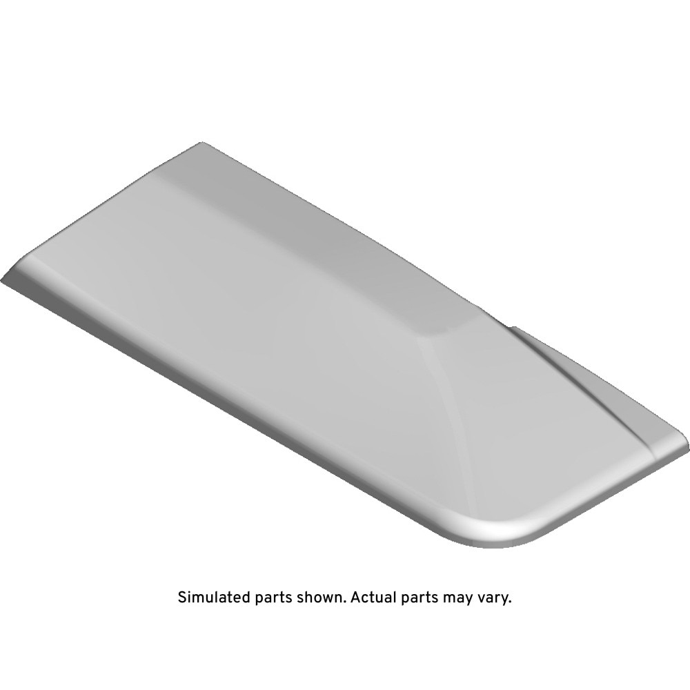 GM Genuine Parts Medium Dark Cinder Rear Passenger Side Seat Adjuster Track Finish Cover