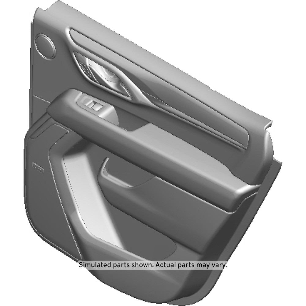 GM Genuine Parts Black Rear Passenger Side Door Trim