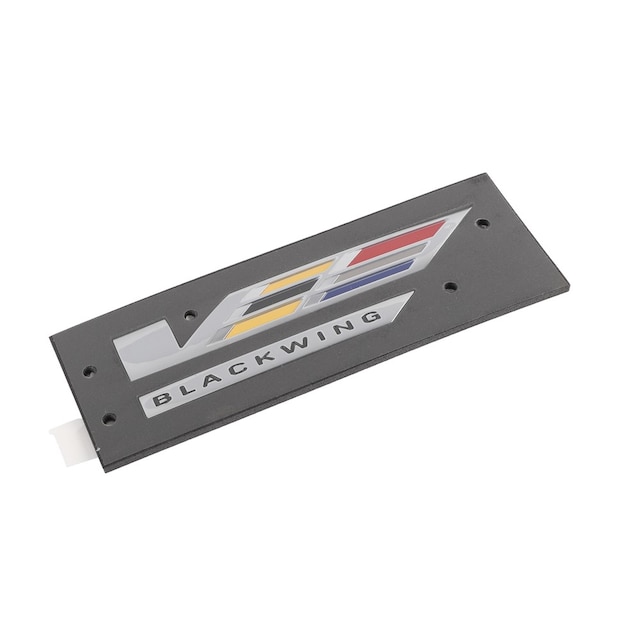 GM Genuine Parts Galvano Silver Rear Compartment Lid Marketing Package Name Plate