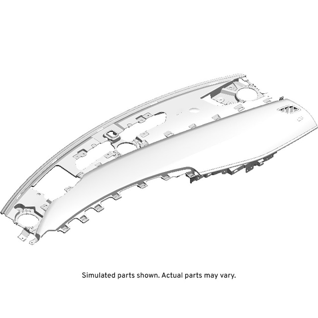 GM Genuine Parts Black Instrument Panel Lower Trim Panel