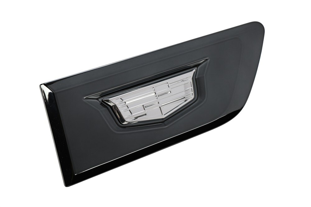 GM Genuine Parts Vadar Chrome Front Driver Side Fender Vehicle Name Plate